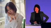 '이제 재킷 잠글 수 없어'... 임신 중에도 방송한 '배 부른 앵커' 한민용, 근황 전했다