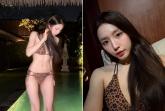 '정현규와 결별설' 성해은, 야간 수영하며 과감한 비키니 선택