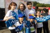 '박주호♥' 안나, 삼남매와 함께 마라톤 참가... 암 투병 중에도 선행 이어가