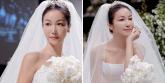 김옥빈, 초호화 결혼식 사진 공개... 순백 웨딩드레스 자태 빛났다