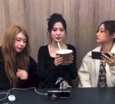 라방 중 멤버 머리 가리키며 '우동사리 들어있다' 말한 여돌