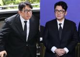 '다이어트 성공'해 몰라보게 홀쭉해진 모습으로 포착된 하이브 방시혁 의장