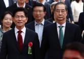 국힘 지도부 단일화 제안... '국민의힘이 한덕수 당이냐' 김문수 후보 거절
