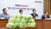 김민석 대신 배추 18포기 불러(?) 청문회 연 국힘... '제2의 조국'