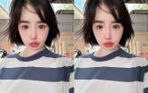 진해 보였던 눈화장 싹 지우니 확 달라진 박봄... 분위기 이렇게 바꼈다