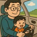 아이 무릎에 앉히고 운전하면서 '라방'킨 육아 유튜버