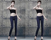 청바지 모델 몸매